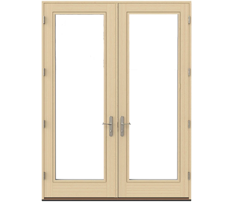 Grand Junction Pella Lifestyle Series Wood Double Hinged Patio Doors